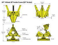 Dutchman 240i 22° Tree Spade Specification Sheet