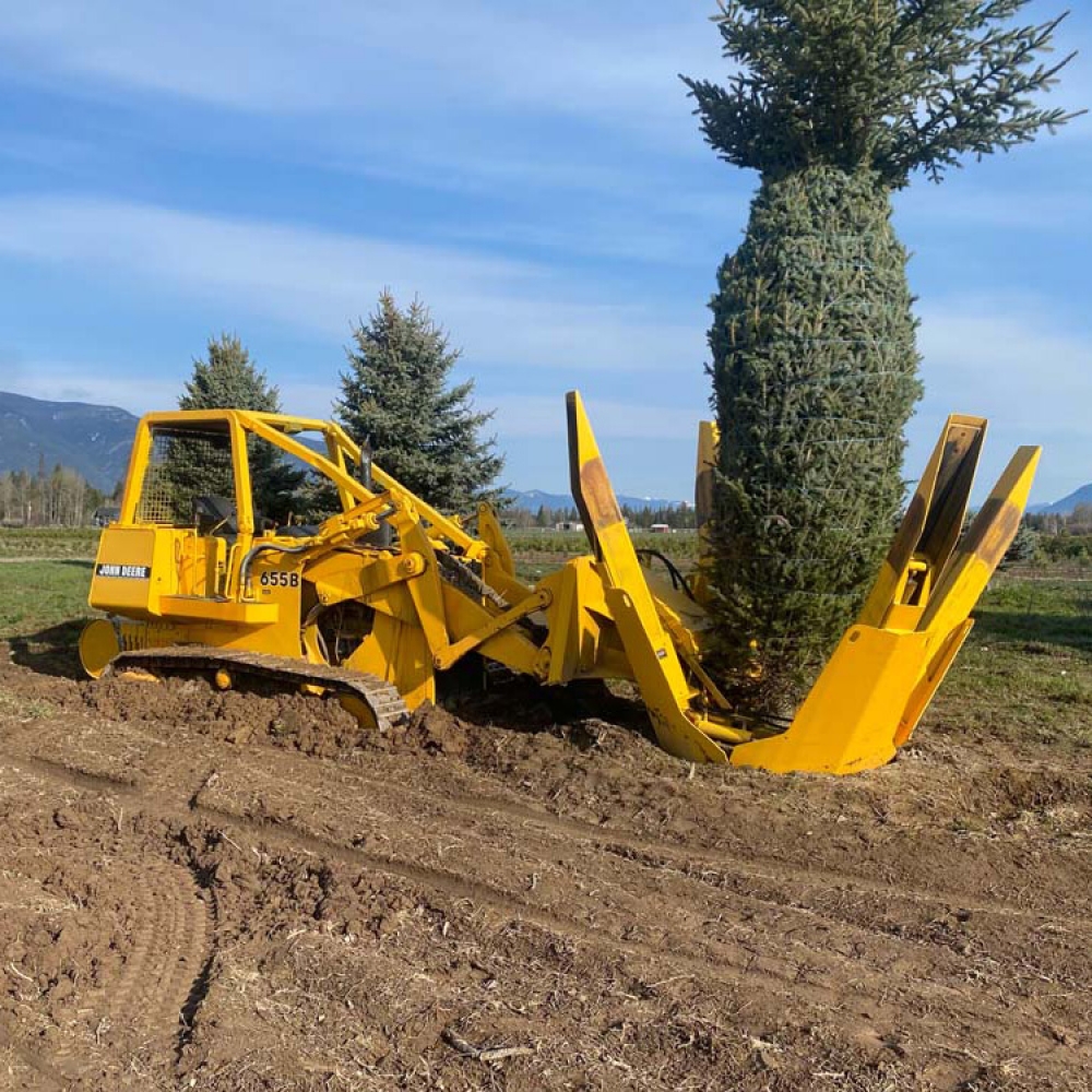 (TS0406) Dutchman 650i 4 Blade &amp; JD 655B Track Loader